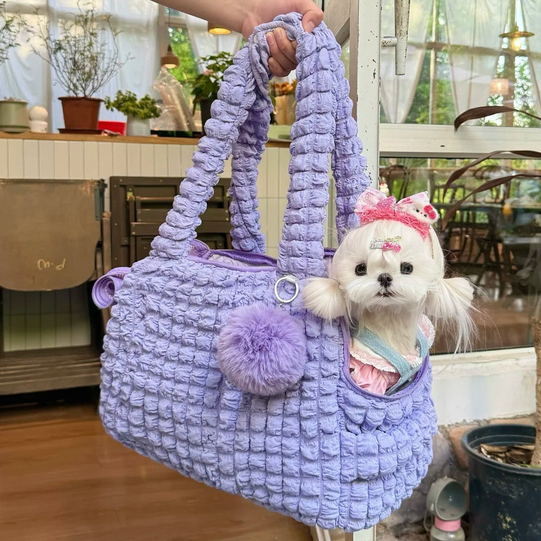 Cloud Bubble Pet Outing Shoulder Bag