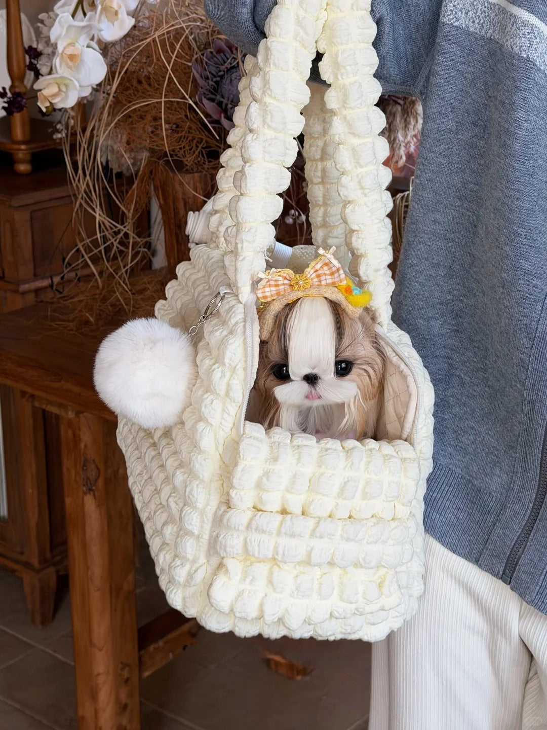 Cloud Bubble Pet Outing Shoulder Bag