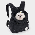 Star Dot Quilted Pet Front Backpack
