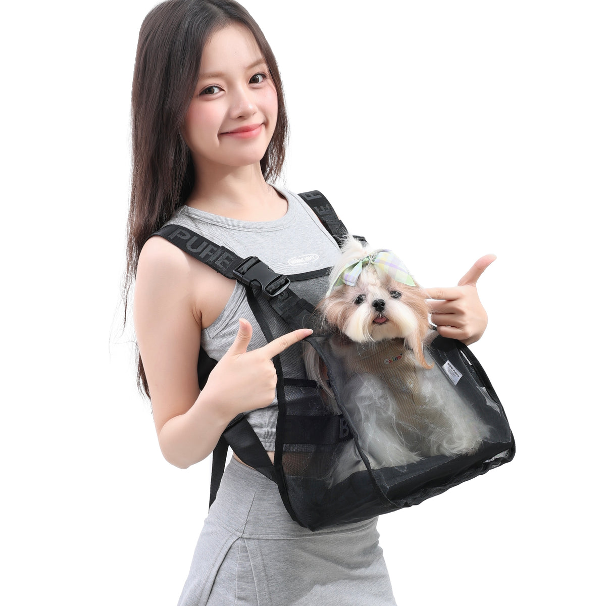 Lightweight Portable Pet Front Carry Backpack