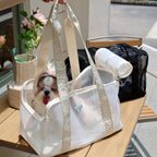Minimal Full‑Mesh Pet Tote Carrier Bag