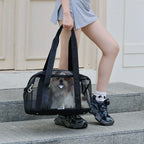 Minimal Full‑Mesh Pet Tote Carrier Bag
