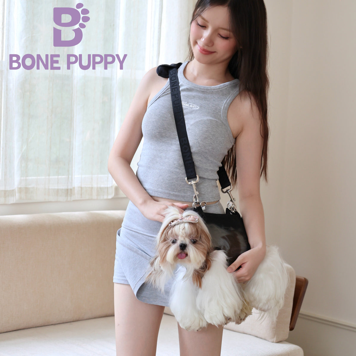 Minimal Mesh 2-in-1 Dog Sling Carrier