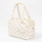 Star Dot Quilted Pet Shoulder Bag