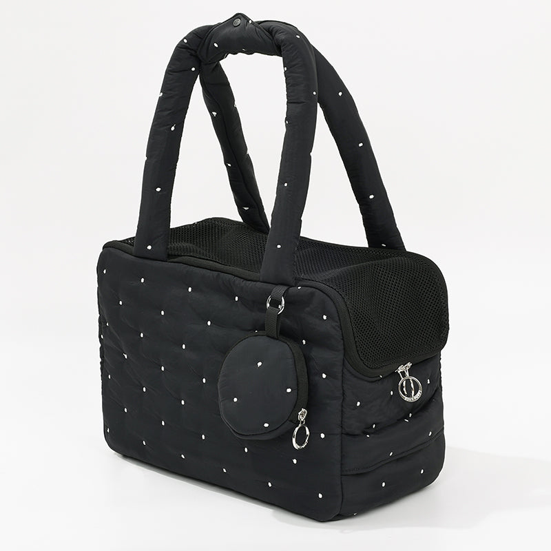 Star Dot Quilted Pet Shoulder Bag