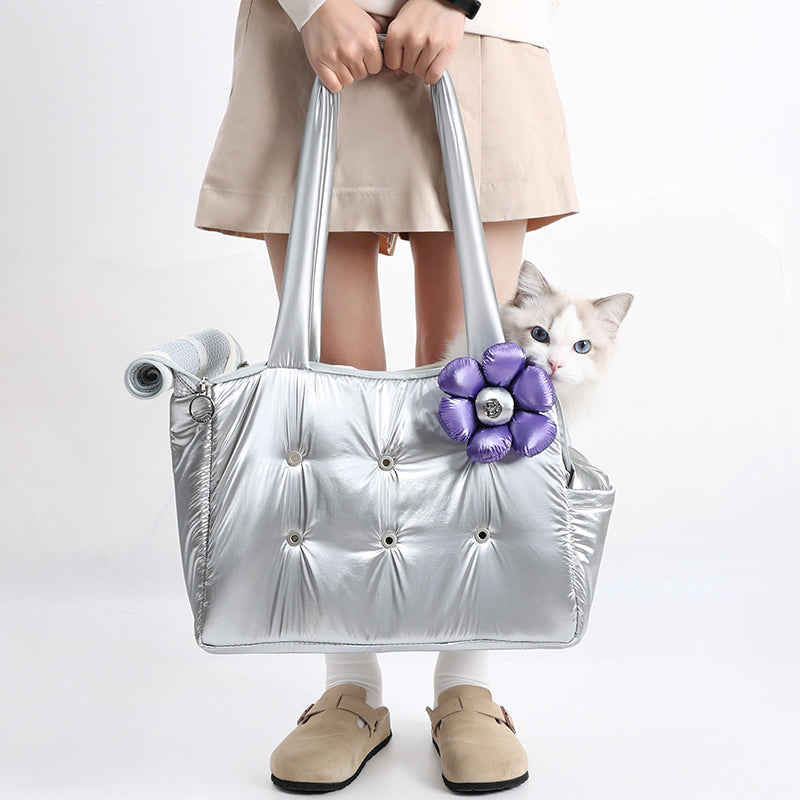 Flower Pet Tote Carrier