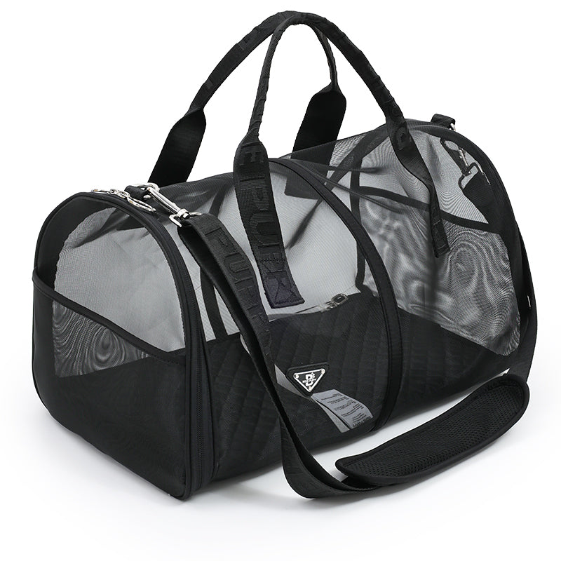Minimal Mesh Pet Carrier Tote